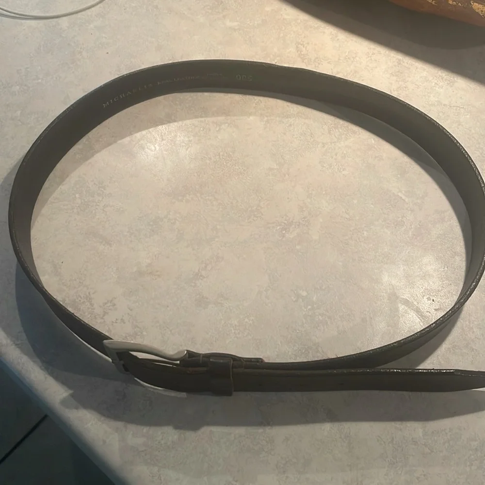 Michaelis (Italy) Brown Leather Belt